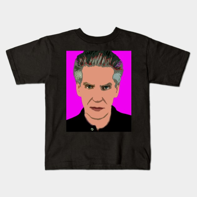 David Cronenberg Kids T-Shirt by oryan80